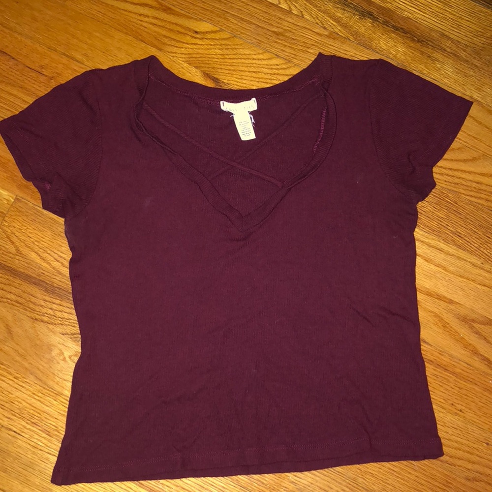 Maroon T-shirt
